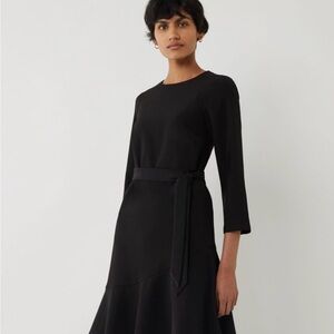 NWOT Warehouse Elegant Black Long Sleeve Dress